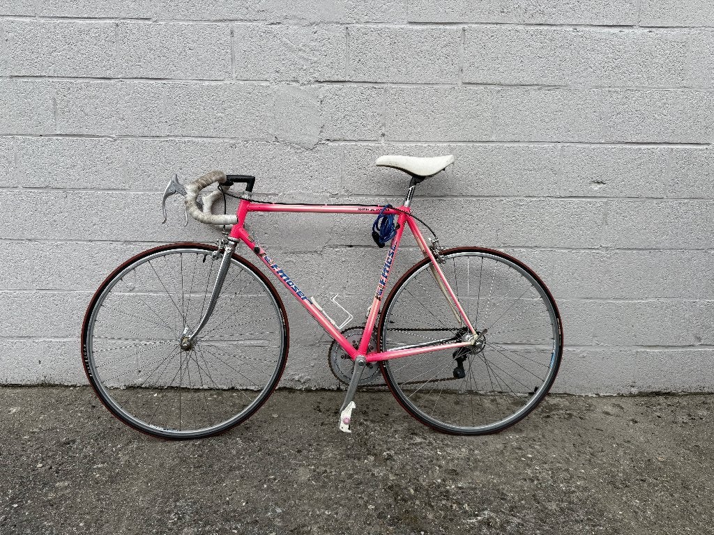 Francesco Moser vintage racefiets, Fietsen en Brommers, Fietsen | Racefietsen, 53 tot 57 cm, Ophalen, Gebruikt, Heren