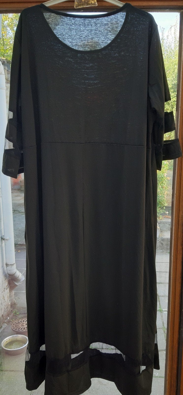 robe longue  noir neuve T.50, Neuf, Enlèvement ou Envoi, Sans marque, Robe
