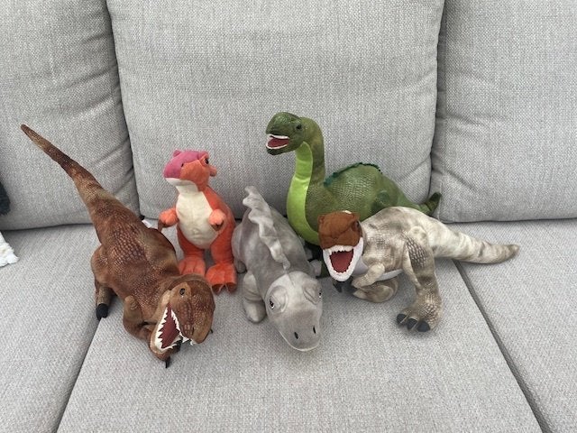 jouets en peluche Dino, Enlèvement ou Envoi, Overige karakters, Autres marques, Comme neuf