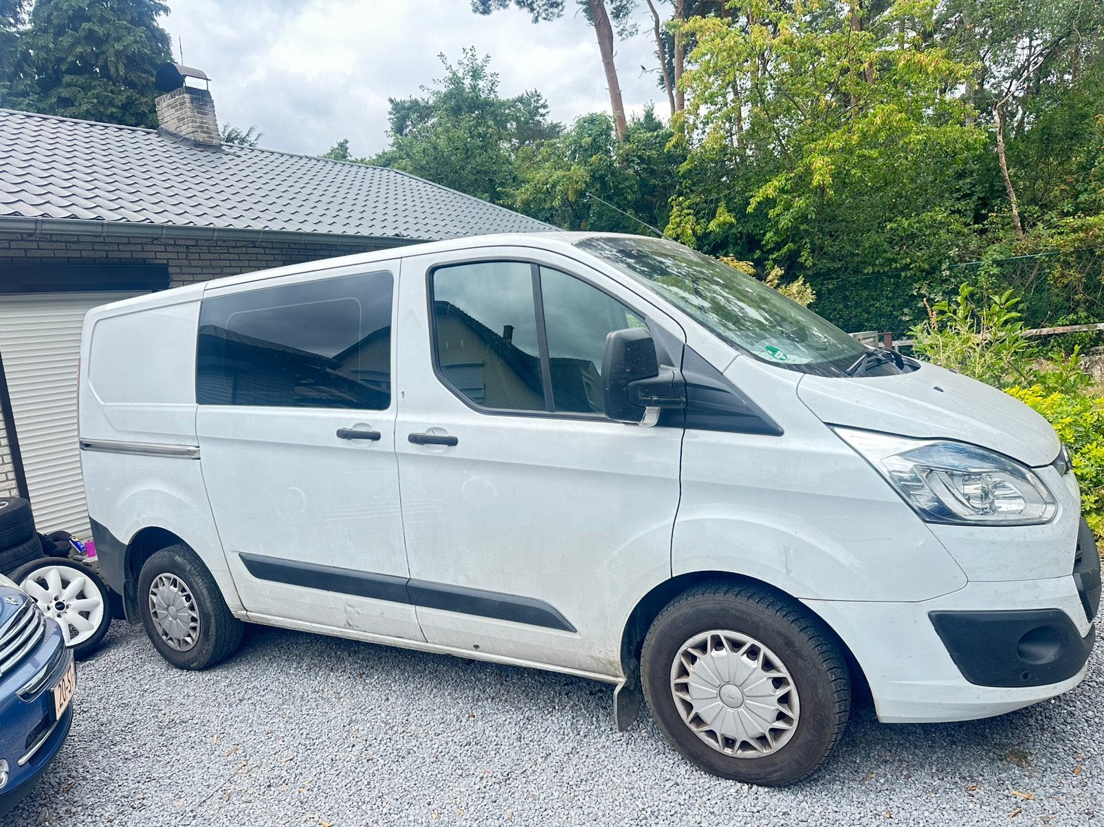 ford 2.2ltr lichtevracht, Auto's, Euro 5, Stof, 4 cilinders, Wit
