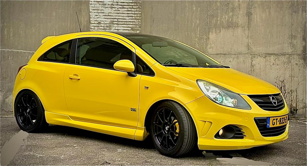 UNIEK: Opel Corsa OPC Line + Color Line | Volledig compleet!, Autos, Achat, Jaune, Noir, Particulier