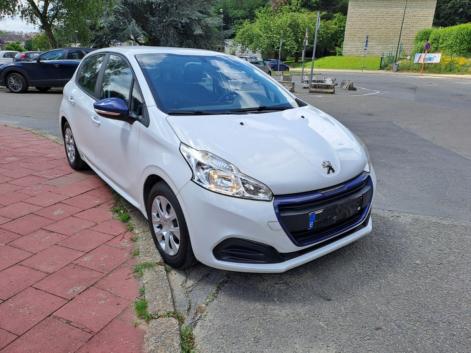 Peugeot 208/ benzine/ Like/Carpass/1e eigenaar, Stof, 50 kW, Wit, 1485 kg