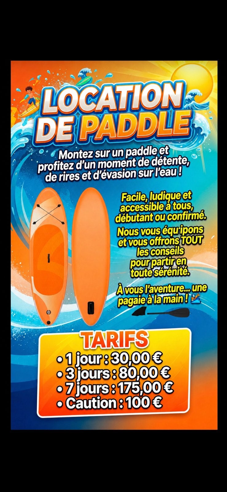 Location de Paddle, Enlèvement, Neuf