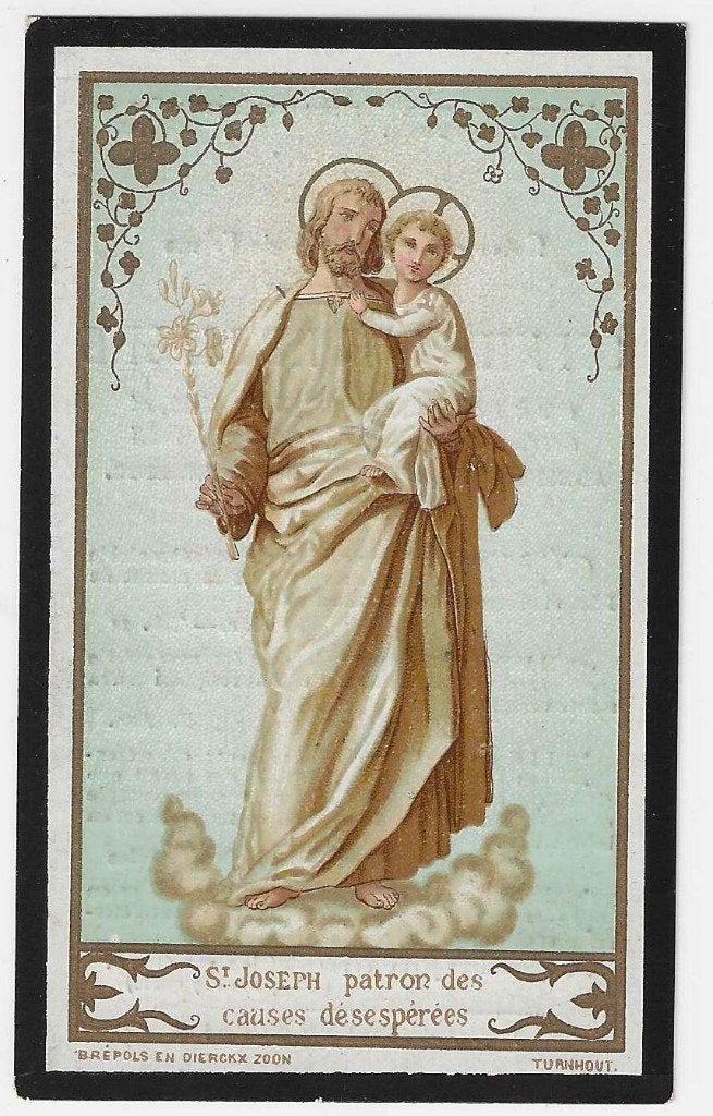 Sophie Liagre, Dottignies 1820 - Bruxelles 1895, Enlèvement ou Envoi, Image pieuse