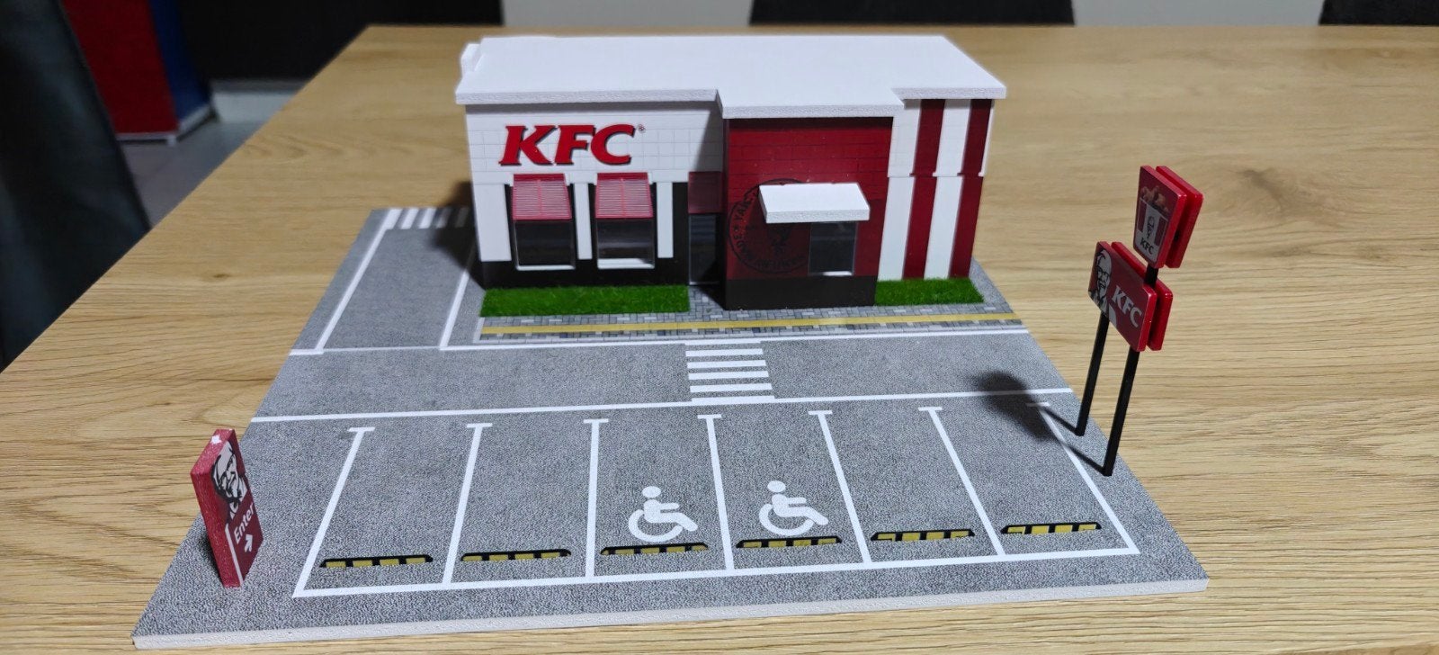 More art kfc diorama 1/64, Hobby en Vrije tijd, Modelbouw | Figuren en Diorama's, Ophalen, Nieuw, 1:50 of kleiner, Diorama