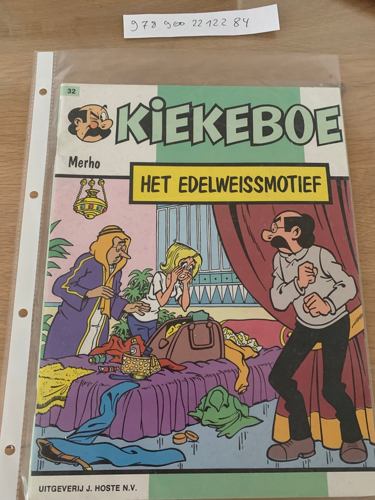 Merho - Kiekeboe - Het edelweissmotief (eerste druk), Enlèvement ou Envoi, Comme neuf