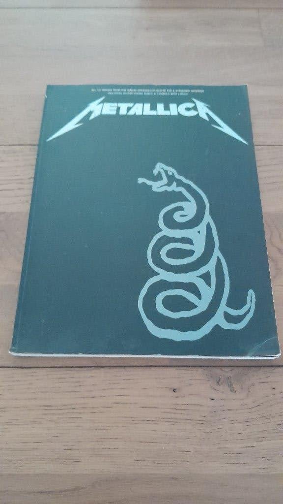 Metallica "black album" tabboek, Livres, Musique, Enlèvement ou Envoi, Utilisé, Instrument