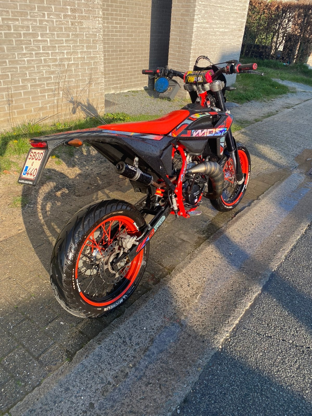 Beta rr 50 supermoto, Ophalen, Klasse B (45 km/u), Zo goed als nieuw