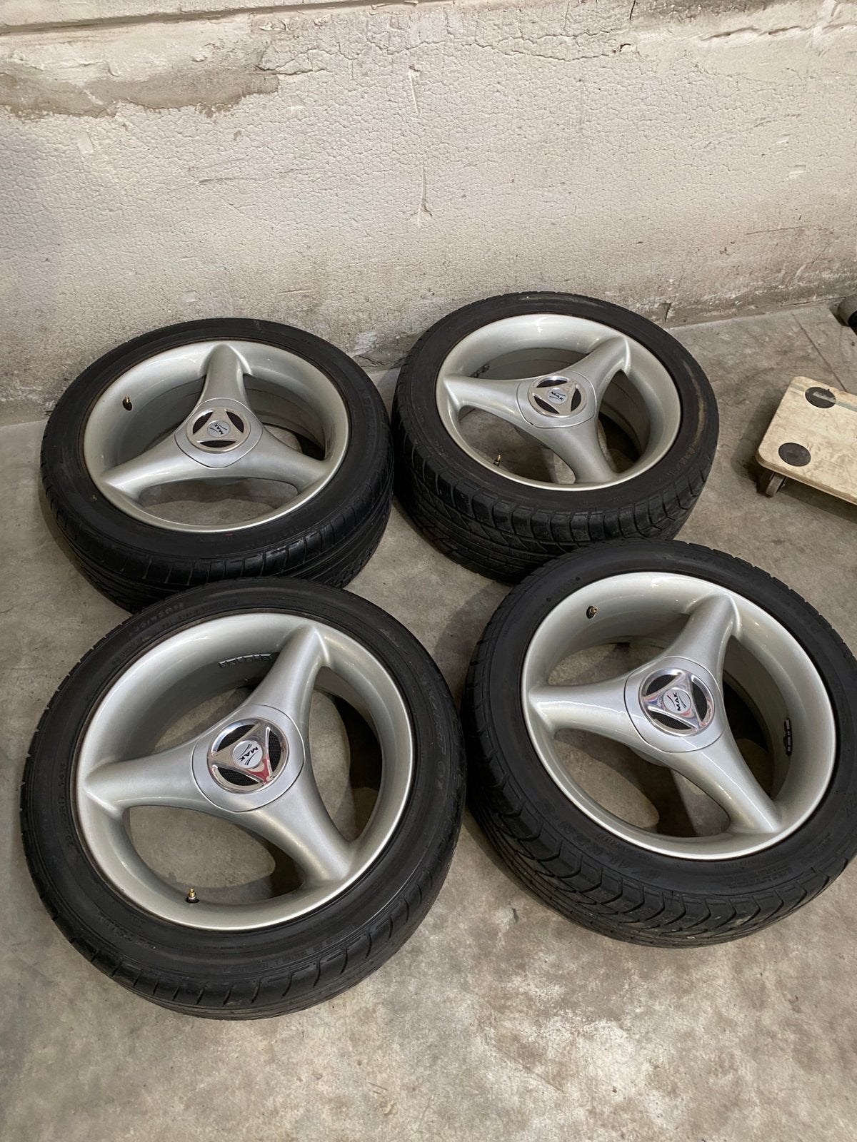17” 5x120 bmw velgen, Ophalen, Band(en)