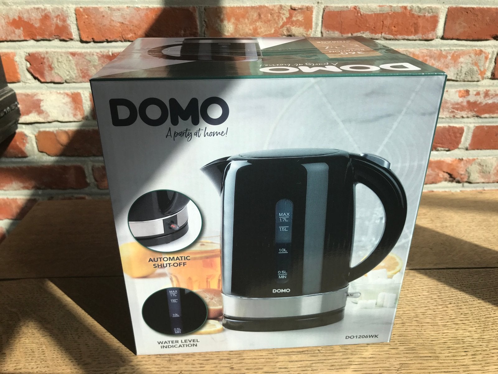 DOMO Waterkoker nieuw !, Electroménager, 1 à 2 litres, Enlèvement ou Envoi, Neuf