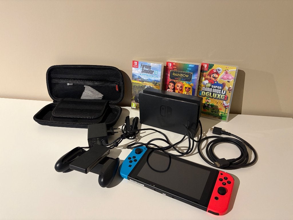 Nintendo Switch, Ophalen, Zo goed als nieuw, Switch 2019 Upgrade, Met games