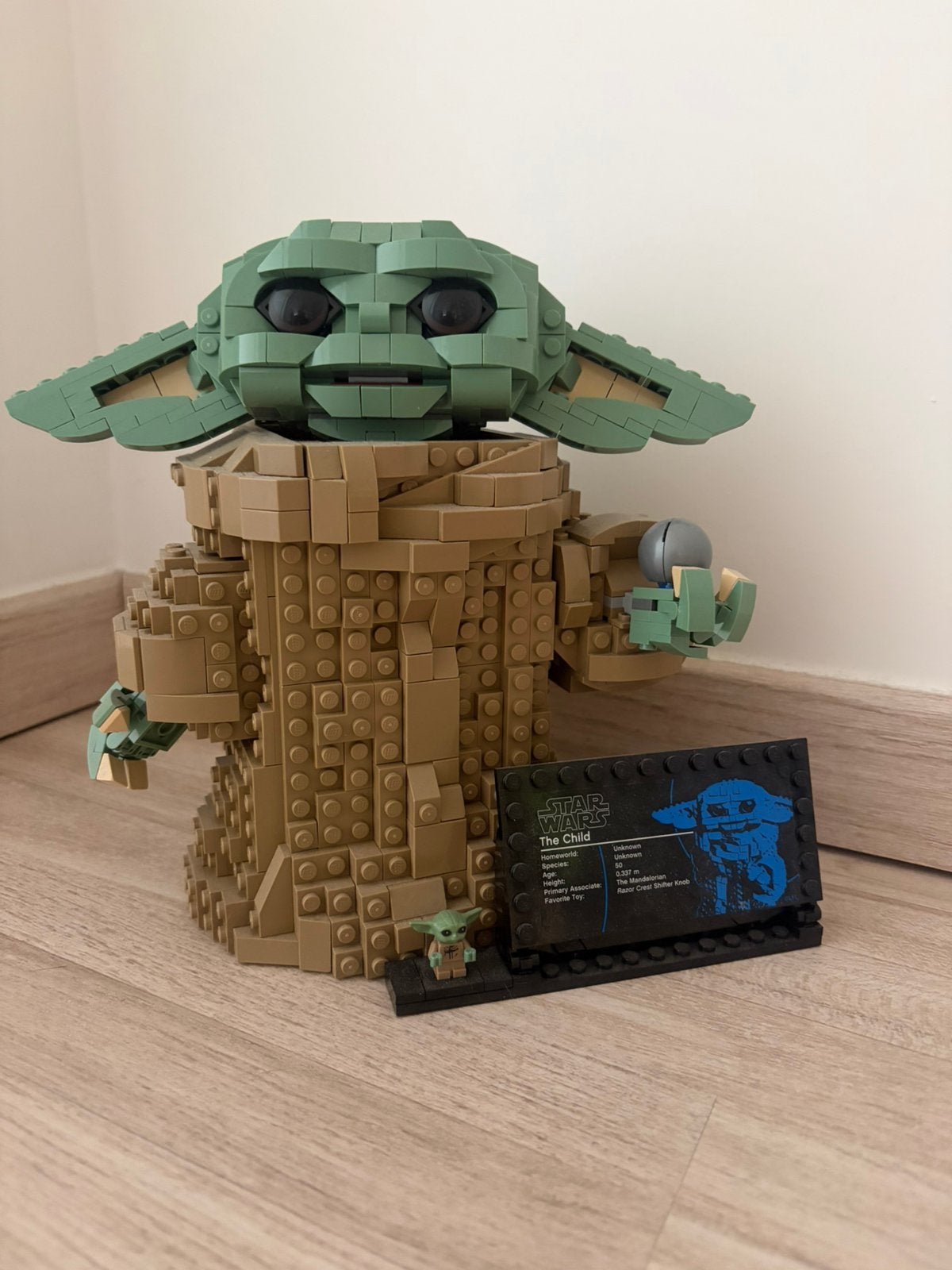 Lego 75318 Baby Yoda l'enfant, Enlèvement, Comme neuf, Complet, Lego