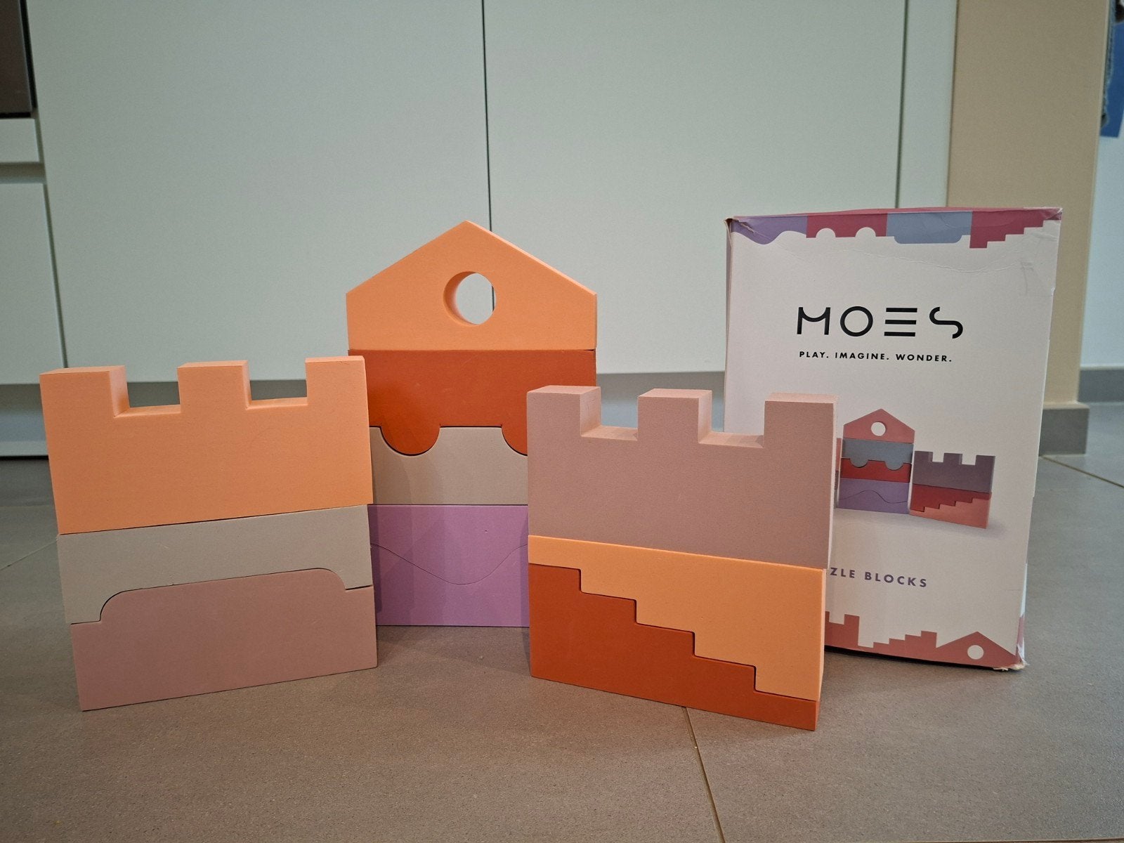Moes puzzle blocks, Ophalen