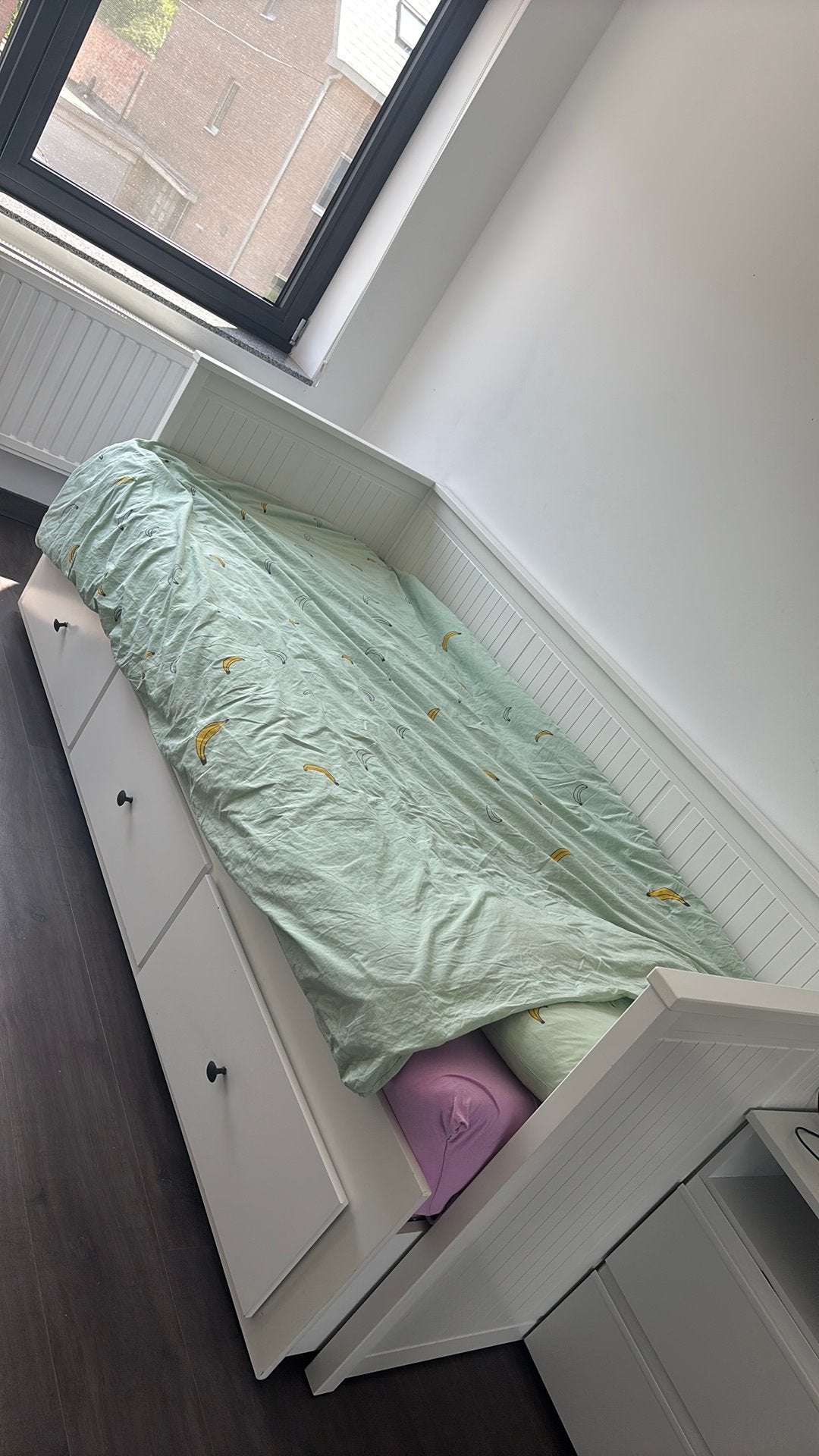 ikea bed, Huis en Inrichting, Ophalen, Eenpersoons, 80 cm, Schattig