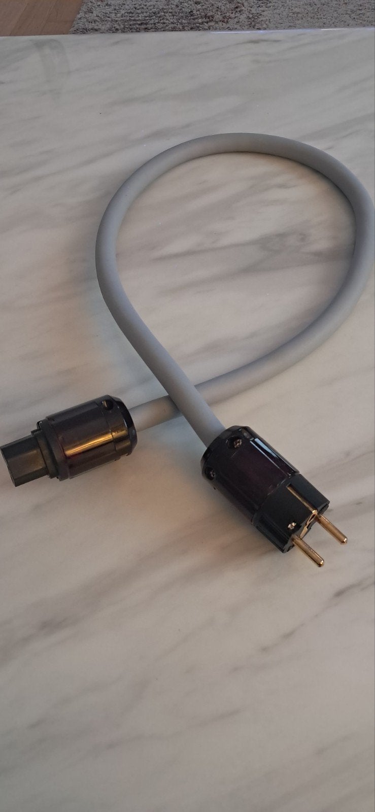 KIMBER KABLE PK10 0.90M hoogwaardige stroomkabel, Ophalen of Verzenden, Zo goed als nieuw, Minder dan 2 meter