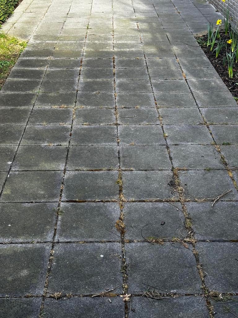 Tegels oprit, Tuin en Terras, Tegels en Klinkers, Zo goed als nieuw, Terrastegels, Beton, 10 m² of meer, Ophalen