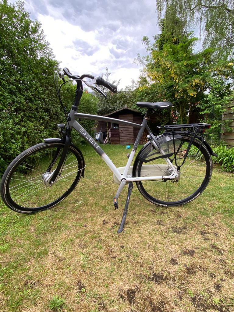 Mooie en Moderne Herenfiets Gazelle is in uitstekende staat, Ophalen, Zo goed als nieuw