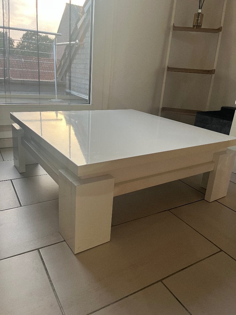 Eettafel stoelen tvmeubel en salontafel, Ophalen, Gebruikt