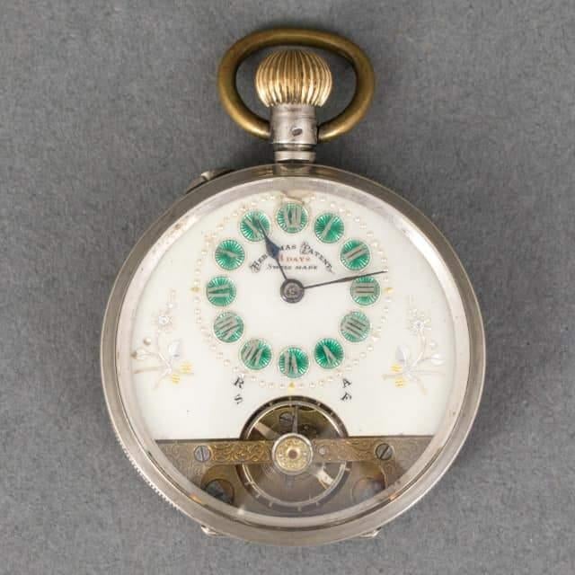 antiek vestzakhorloge voor heren Hebdomas, Ophalen of Verzenden