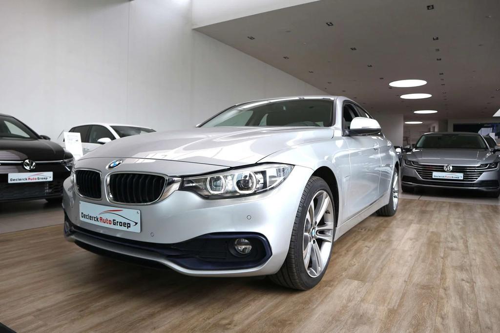 BMW 4 Serie 420 SPORT xDrive*190PK*SLECHTS 84.000KM*TOPWAGEN, Cuir, Argent ou Gris, Achat, Boîte manuelle
