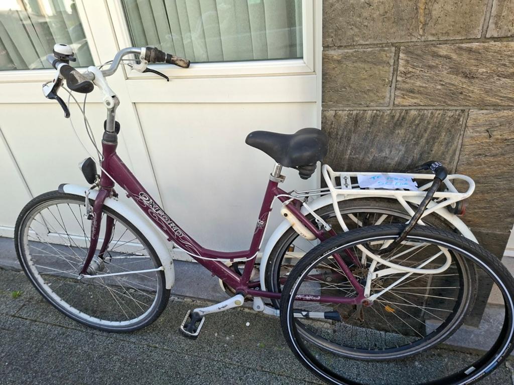Damesfiets, Ophalen
