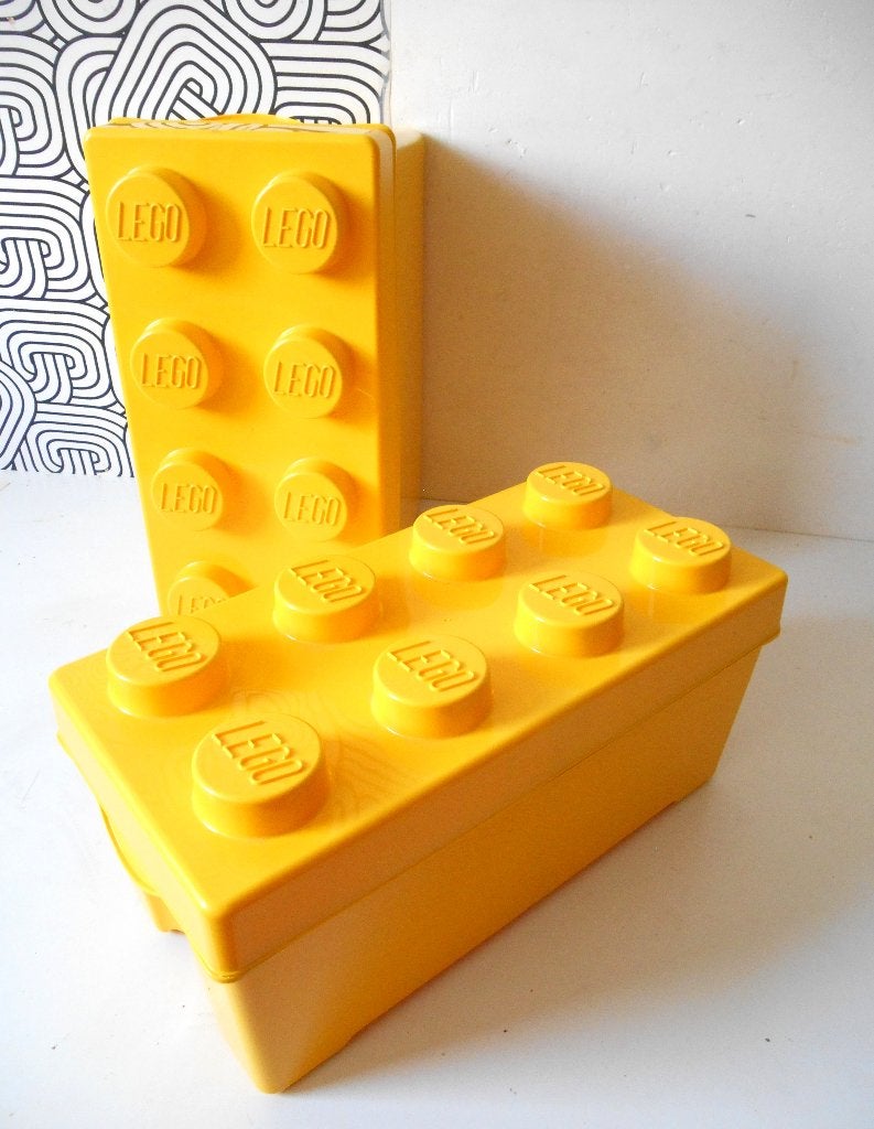 2 boîtes de rangement LEGO, Enfants & Bébés, Enlèvement ou Envoi, Meuble de rangement, Autres marques, Comme neuf