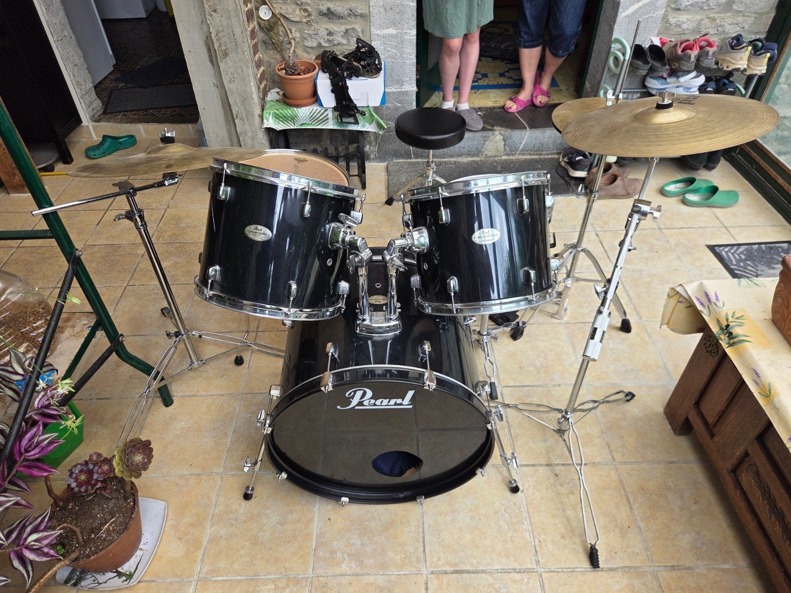 Drum Pearl forum in goede staat, Muziek en Instrumenten, Ophalen, Pearl