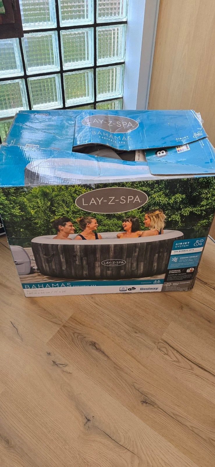 lay-z-spa bahamas bestway, Enlèvement