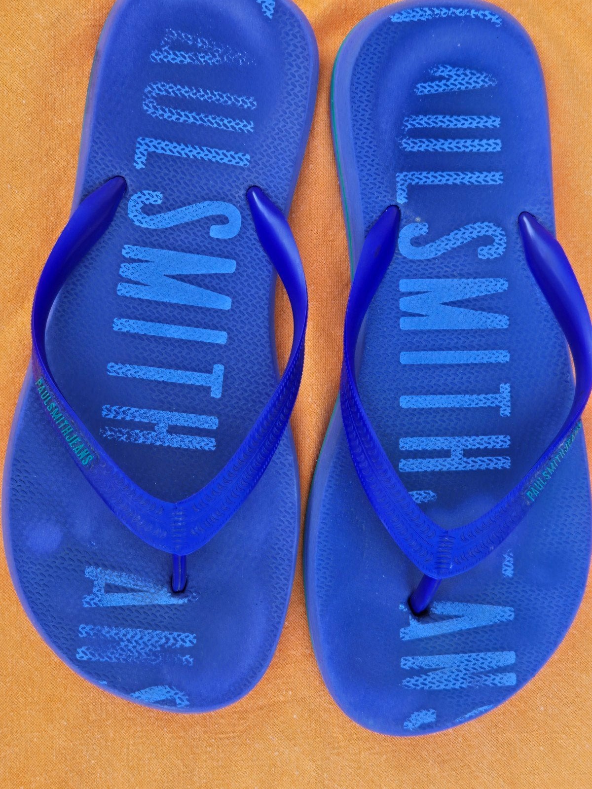 Paar mooie recent badslippers merk Paul Smith maat 41/ 42, Kleding | Heren, Schoenen, Zo goed als nieuw, Blauw, Ophalen of Verzenden