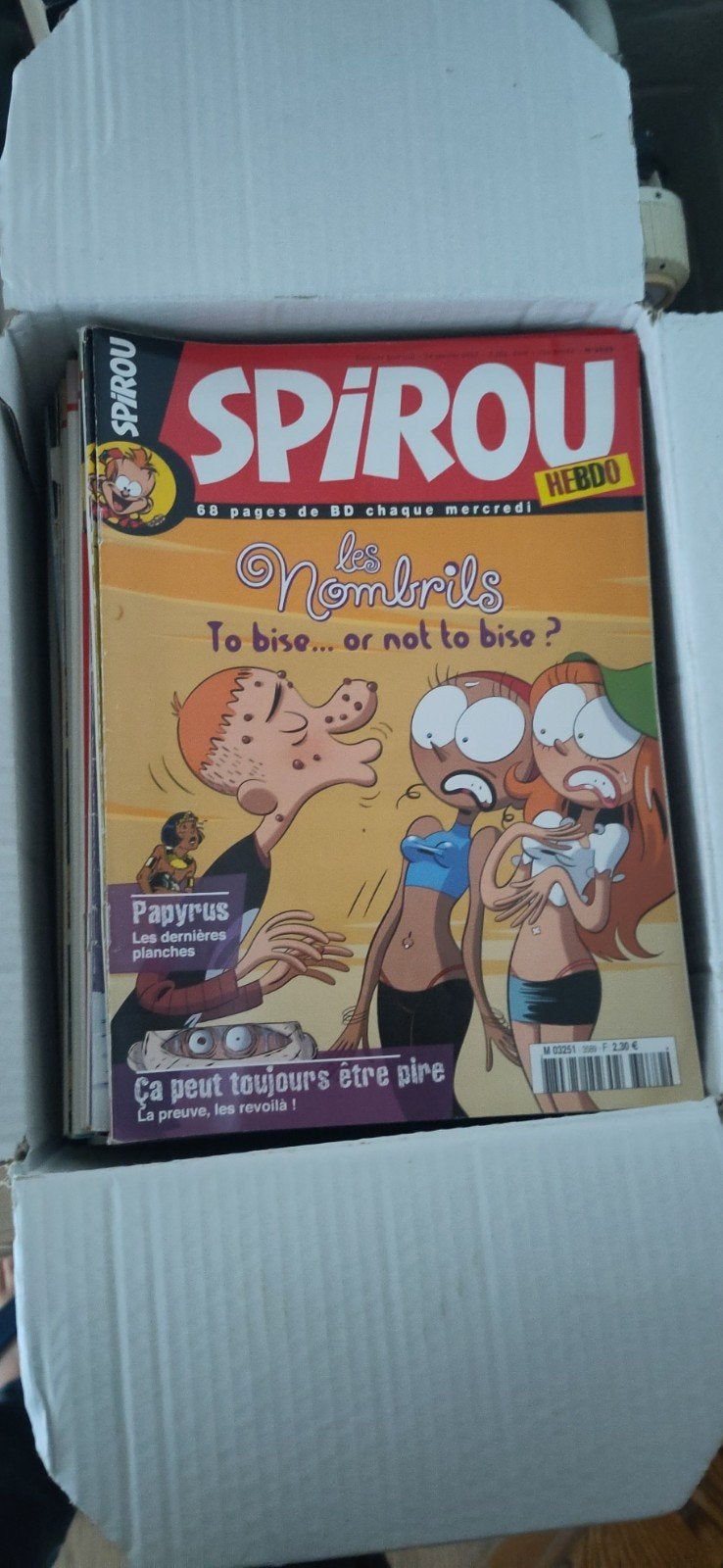Collection de journaux de Spirou - 1980 a 2014, Collections, Revues, Journaux & Coupures, Enlèvement