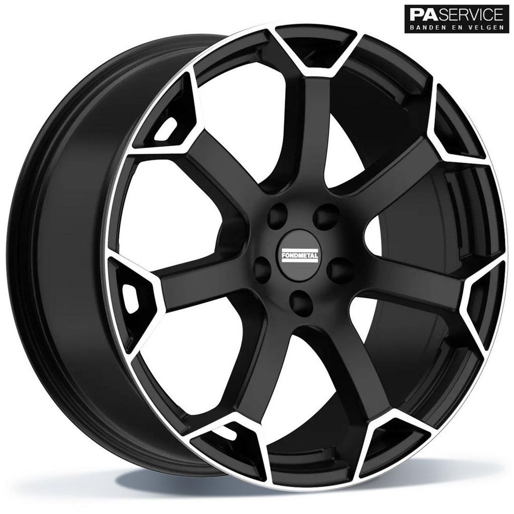 Nwe 20 inch Mattblack Fondmetal Zephyrus velgen voor Audi, Neuf, -, 19 pouces, -