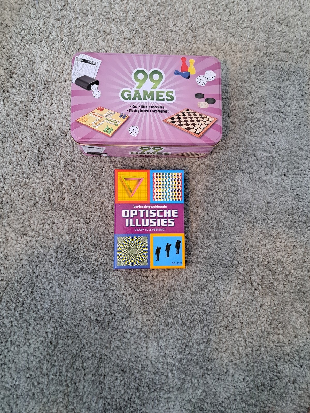 Spellenpakket – 99 Games + Optische Illusies, Een of twee spelers, Ophalen of Verzenden, Zo goed als nieuw