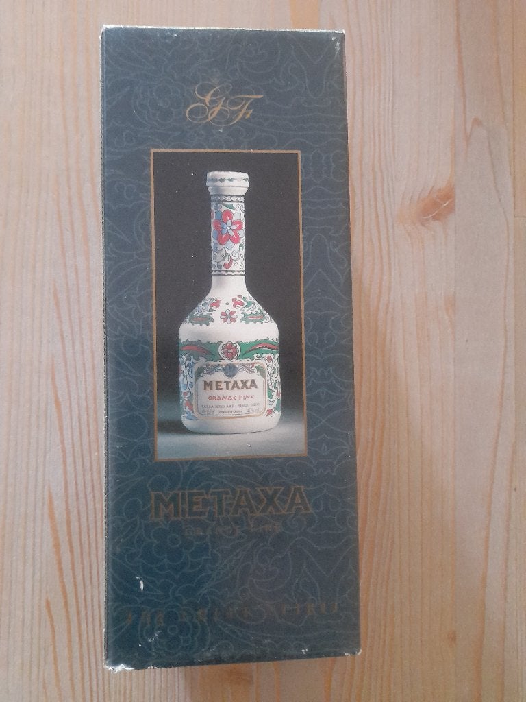 Metaxa Grande Fine dans un emballage/bouteille anniversaire, Enlèvement ou Envoi