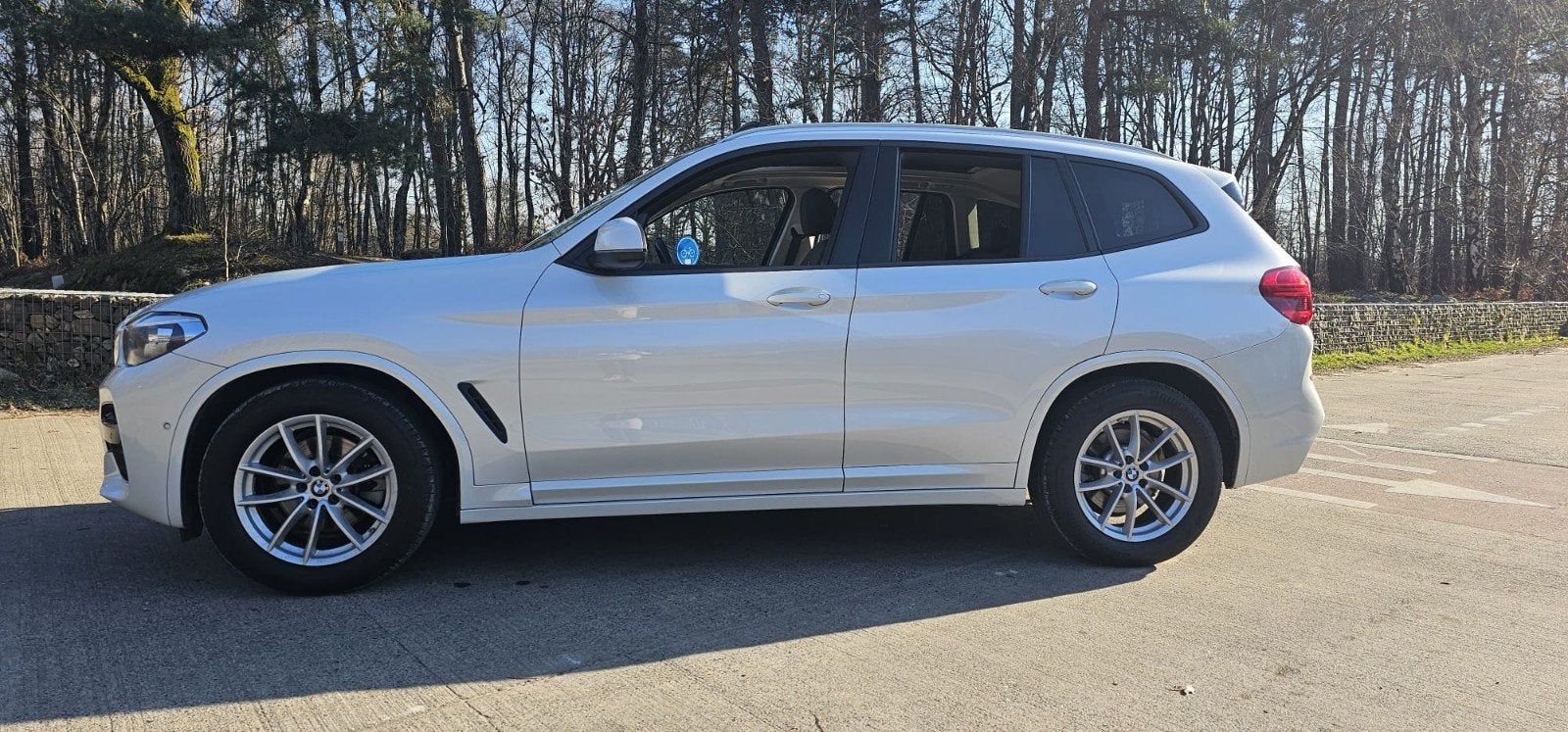 BMW X3  1.8 milde hybride bij 2021 met 120000 km, Auto's, 1998 cc, 4 cilinders, Wit, Leder