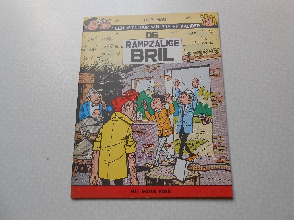 Pits en kaliber 4 de rampzalige bril 1ste dr 1961. Het goede, Boeken, Stripverhalen, Bob Mau, Eén stripboek, Nieuw, Ophalen of Verzenden