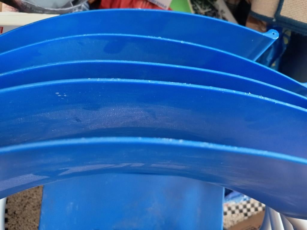 Mes 🥸 5  Chaises 🪑 Design BARTOLI  SEGIS Breeze, Ophalen, Blauw, Vintage