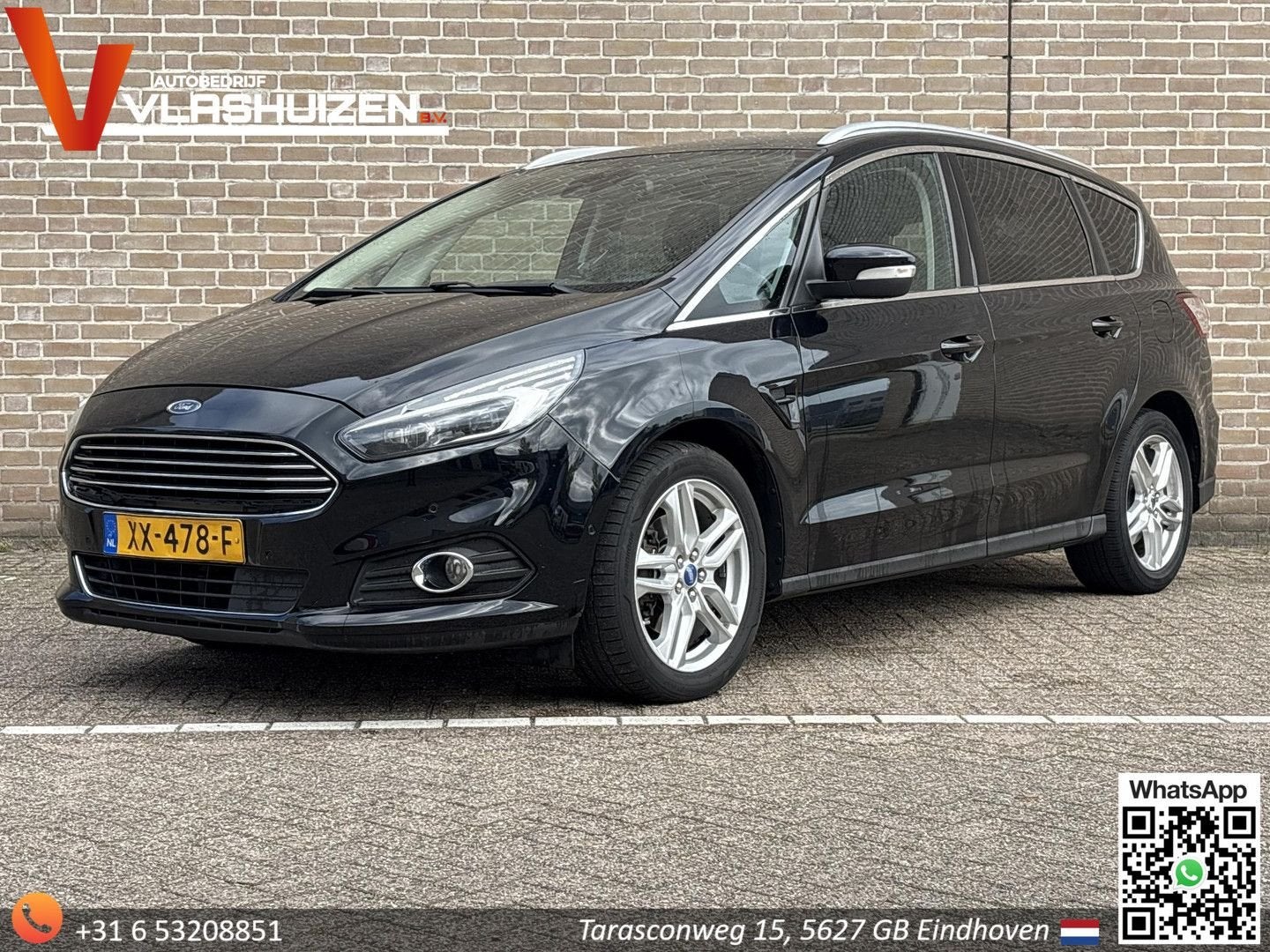 Ford S-Max 2.0 TDCi Titanium automatique | Leder/Alcantara |, Achat, 139 g/km, Entreprise, Noir