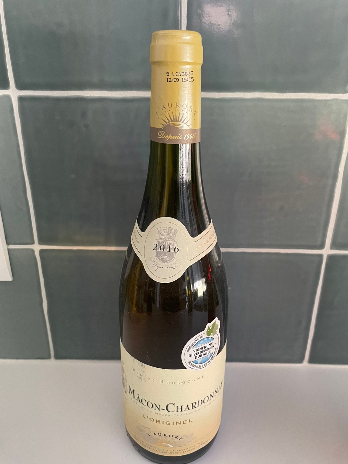 macon chardonnay 2016, Enlèvement ou Envoi, Comme neuf