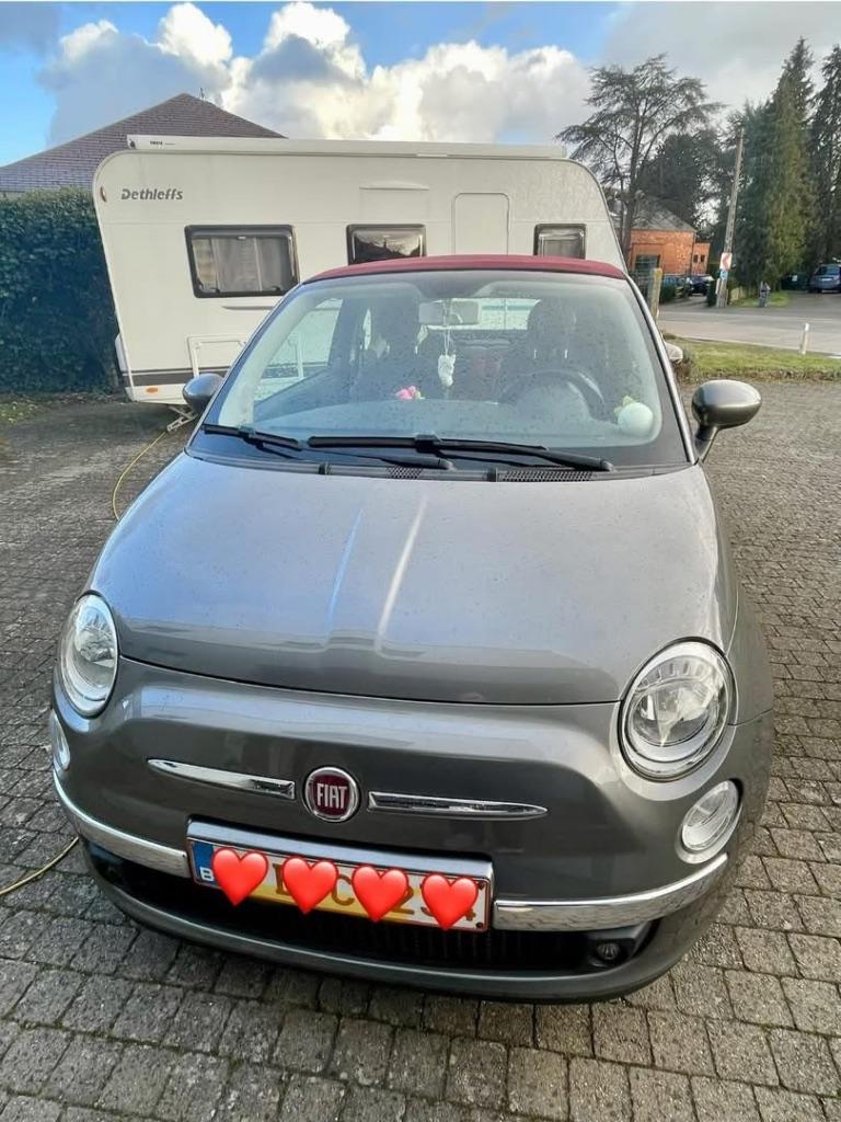 Fiat 500 C Twin Air, Auto's, Voorwielaandrijving, Cabriolet, 875 cc, Leder