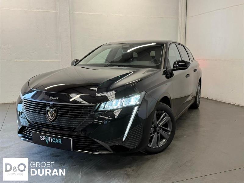 Peugeot 308 SW Allure Hybrid e-dcs6, Auto's, Peugeot, 1199 cc, Zwart, Break, 5 deurs