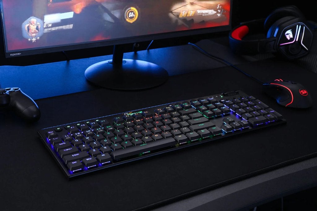 Redragon Horus Pro K618 Keyboard, Computers en Software, Toetsenborden, Ophalen, Redragon, Nieuw, Multimediatoetsen