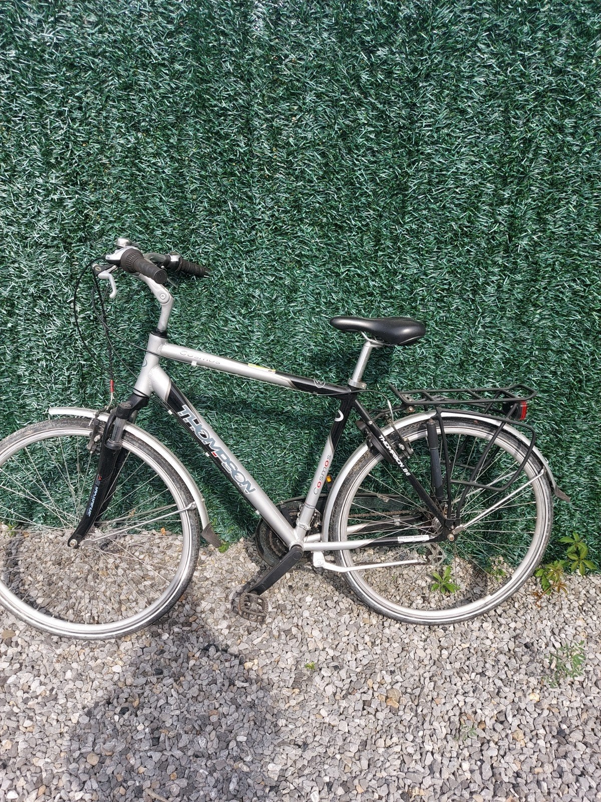 Gewone herenfiets,merk Thompson, Ophalen