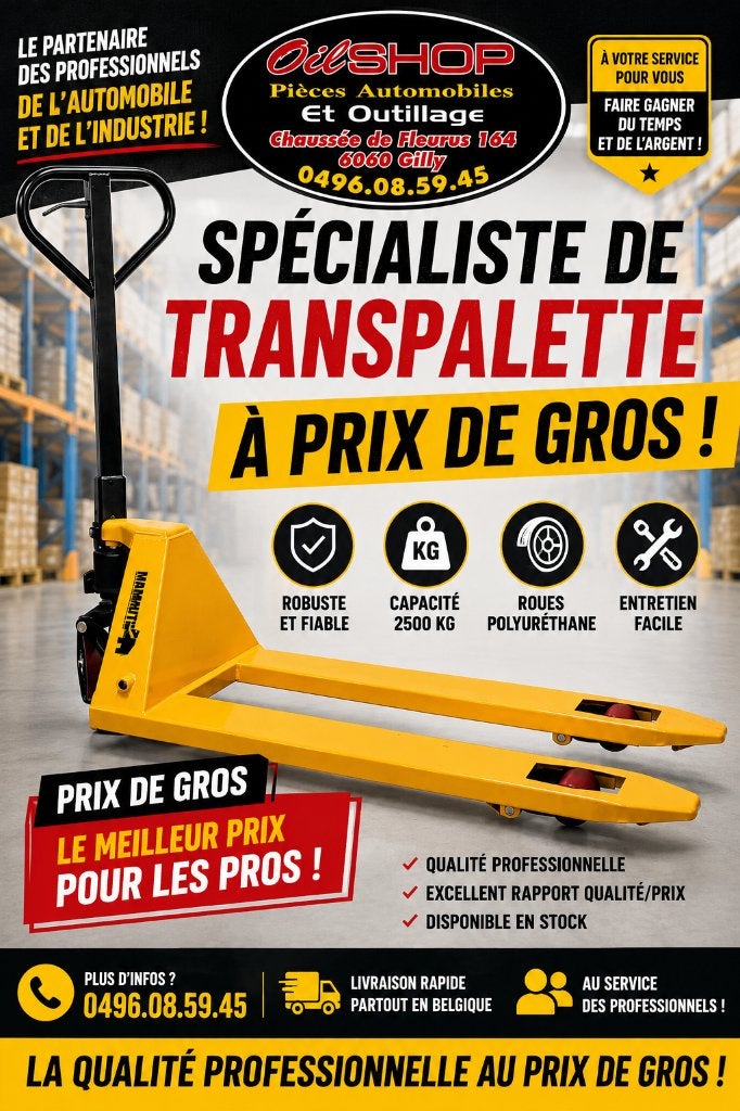 TRANSPALETTE, Enlèvement, Neuf