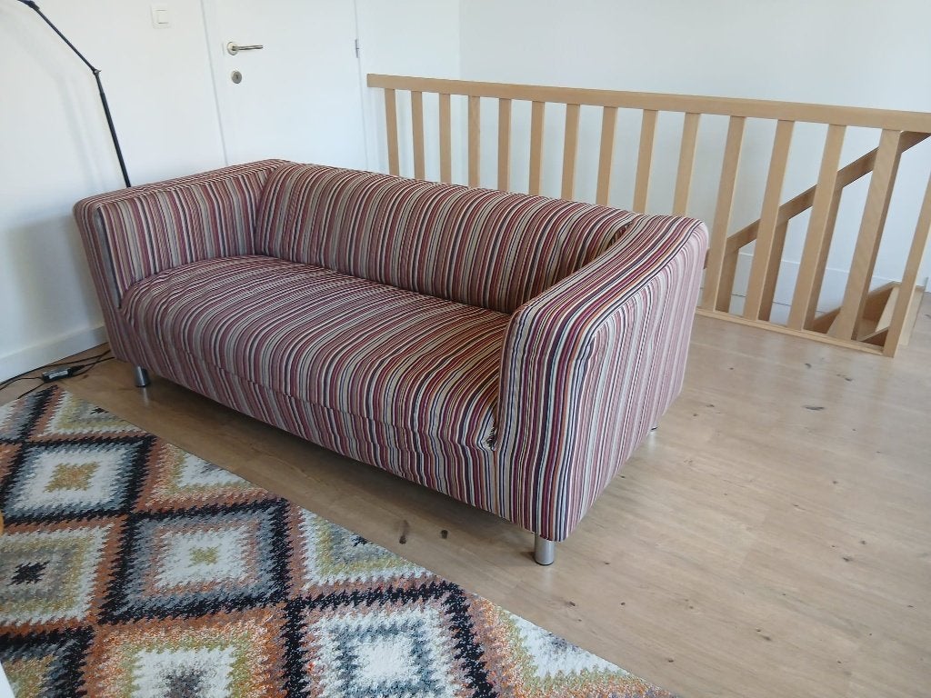2-zit zetel klippan Ikea, Maison & Meubles, Canapés | Salons, Banc droit, Enlèvement, Utilisé, Bois