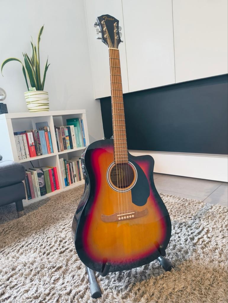 Fender Acoustic - Guitare électrique, Musique & Instruments, Enlèvement, Comme neuf, Guitare Western ou Guitare Folk, Avec capteur (piezo)