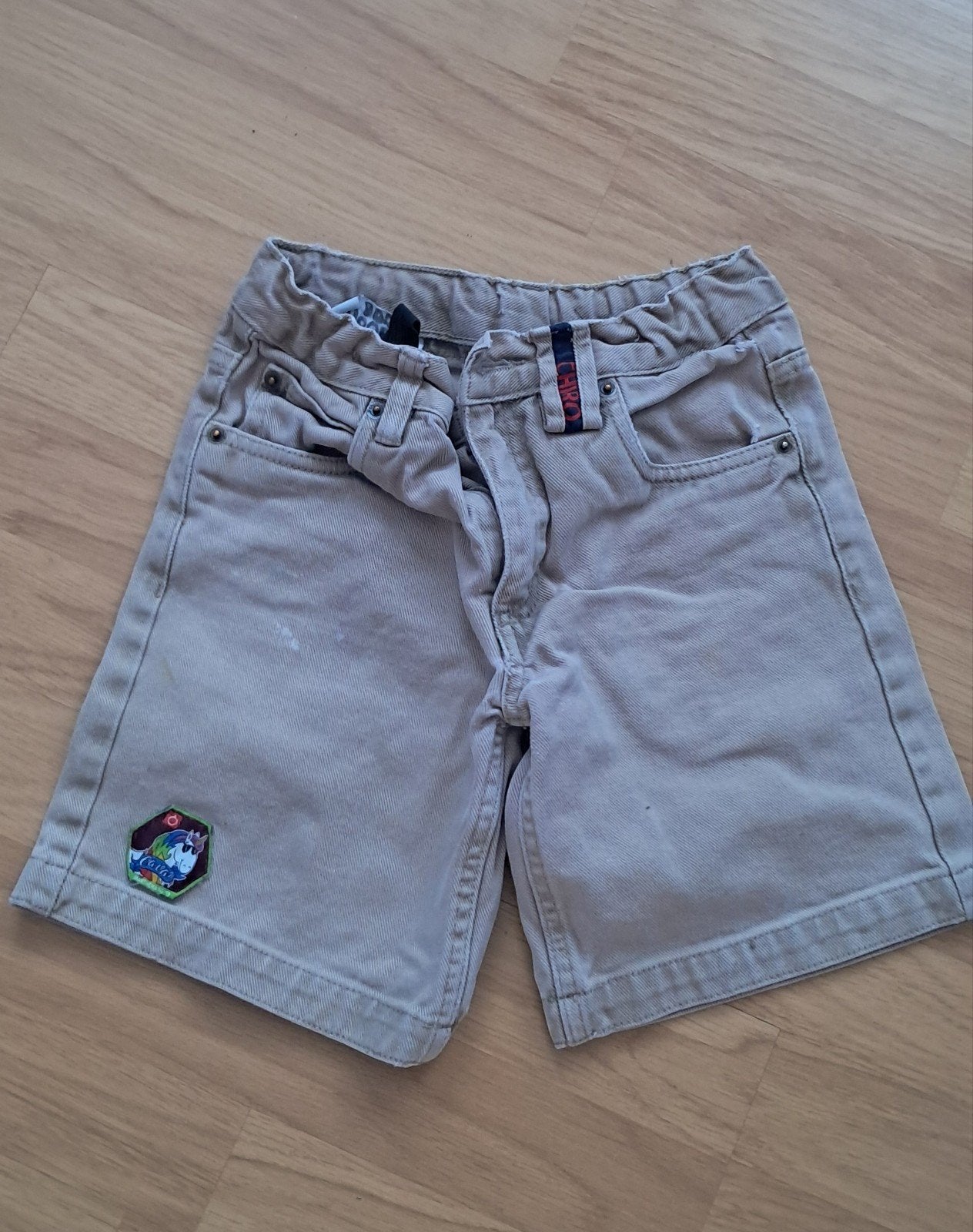 Officiële Chiro beige short in gebruike staat, Hobby en Vrije tijd, Ophalen of Verzenden