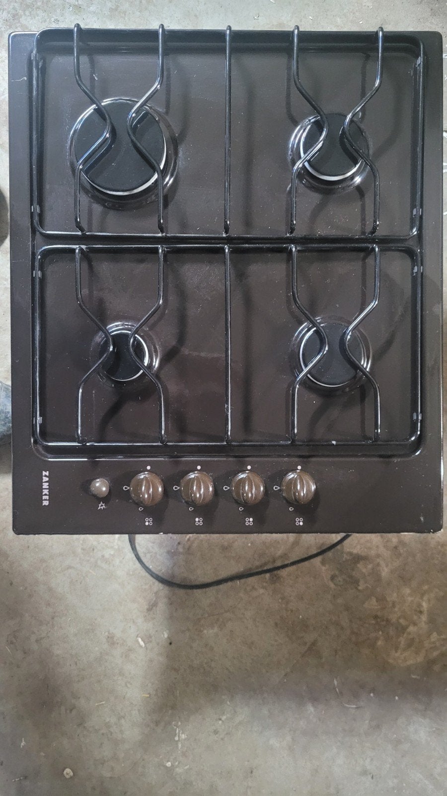 taque à gaz, Electroménager, Gaz, 4 zones de cuisson, Encastré, Comme neuf
