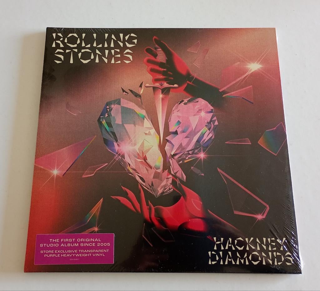 The Rolling Stones Hackney Diamonds Transparant Purple Wax, Ophalen of Verzenden, Nieuw in verpakking, 12 inch