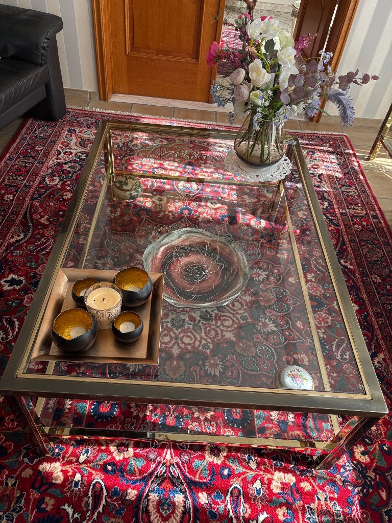 Glazen Salontafel, Ophalen, 50 – 75, Gebruikt, 100 tot 150 cm