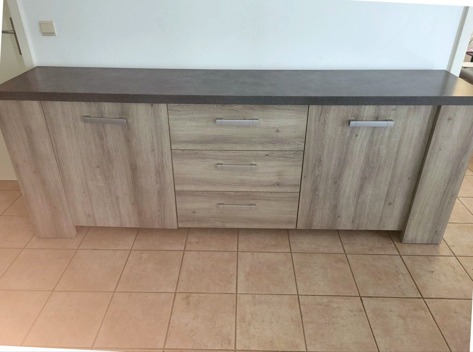 buffet + vaisselier, très bon état, Maison & Meubles, Enlèvement, Chêne